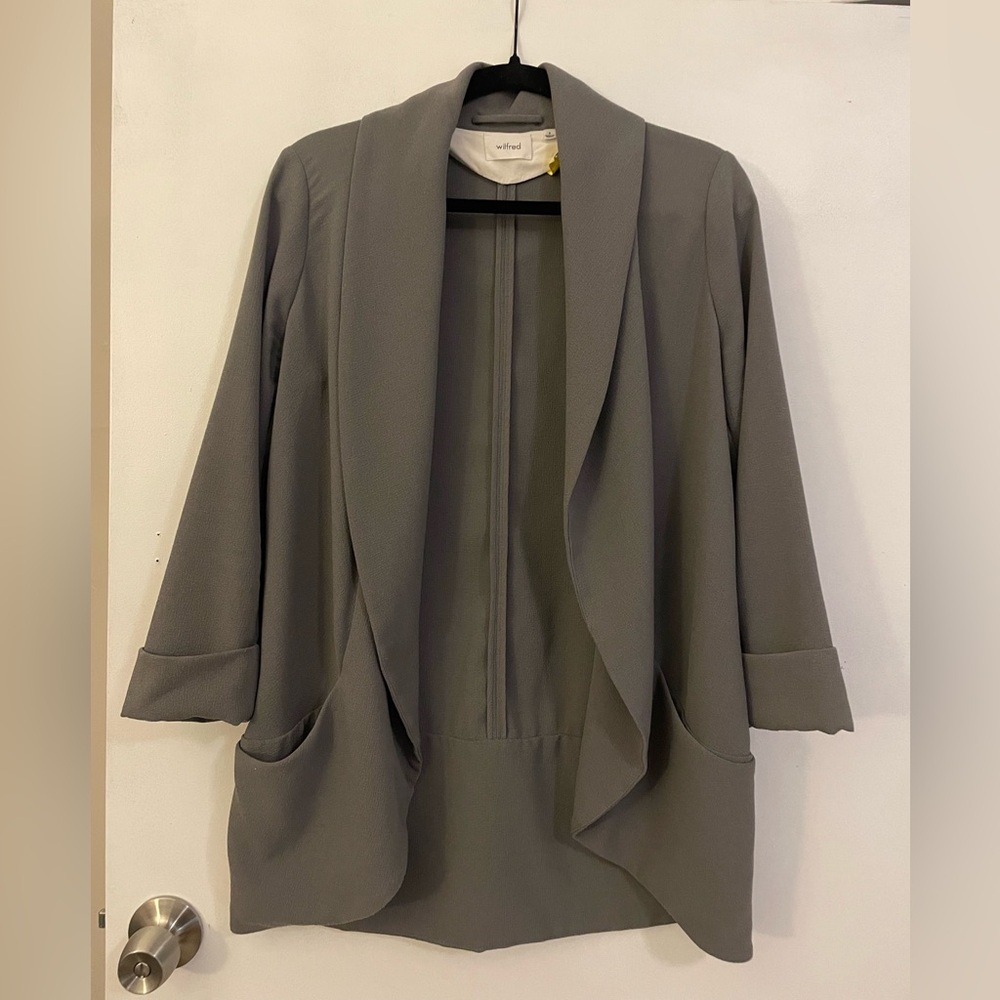 Wilfred Aritzia Chevalier Open Front Jacket Womens 8